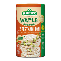 Wafle ryżowe z pestkami dyni 90g