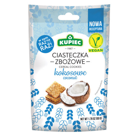 Ciasteczka zbożowe kokosowe 50g